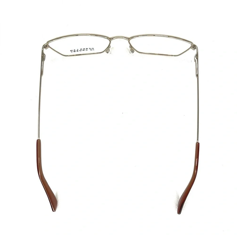 New Derek Lam 10 Crosby Lane Frames Glasses Light Gold Full Rim Cat Eye Eyewear